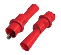 Insulated For Alligator Clips for Multimeter Testing, Easy Open Jaws, CATIII 1000V Rating