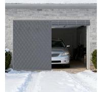 Insulated Garage Door Curtain Magnetic Thermal Door Cover Soundproof Insulation Cover Blanket for Garage Patio Doorway Living Room 244x213cm 274x335cm 549x366cm(Gray,396 x 244 cm)