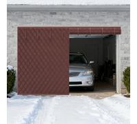 Insulated Garage Door Curtain Magnetic Thermal Door Cover Soundproof Insulation Cover Blanket for Garage Patio Doorway Living Room 244x213cm 274x335cm 549x366cm(Red,518 x 213 cm)