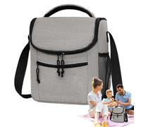 Insulated Heat Bag | 9.45 Inch 10 L Lunch Bag | Soft Container for Picnic, Excursions and Trekking | Light Design in Oxford 900D | For Fresh Meals on the Street, Camping & Junctions