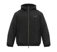 Insulated Hooded Jacket - male - Emporio Armani EA7 - Winter Jackets - Black - M - Jackets M