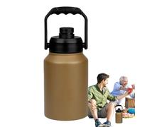 Insulated Ice Bucket - 13.5x34cm Portable Ice Chest with Lid Handle, 2 L Outdoor Camping Bucket, Leakproof Storage Container | Thermal ICES Box for Camping, Beach, Picnic, Boating, Travel, Car, K