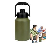 Insulated Ice Bucket, 2L Ice Storage Container with Handle, Multipurpose Water Bottle for Hotel, Travel, Fishing, Kitchen, Pool, Camping, Restaurant, Picnic, Outdoor Beverage Use