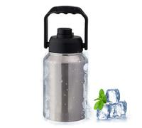 Insulated Ice Bucket with Lid - 2 Litre Ice Storage Bucket with Handle - Portable Insulated Bucket for Camping Picnic Beach Garden Pool Outdoor Holiday
