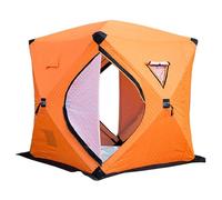 Insulated Ice Fishing Tent, Pop-Up Hub-Style Shelter for 3-5 People, Portable Ice Shanty with Carry Bag, Thermal Winter Ice House