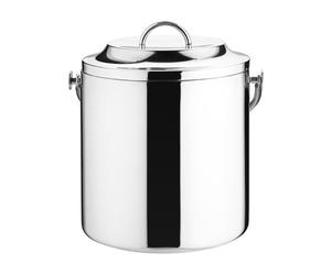 Insulated Ice Pail Wine Champagne Bucket - Stainless steel - 180x180(H)mm - 2L