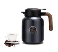 Insulated jug, 1.3 L 304 stainless steel vacuum insulated coffee maker, good thermal insulation for home or travel.