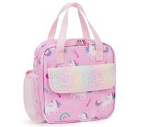 Insulated Leakproof Girls Lunch Bag Box with Shoulder Strap Back to School