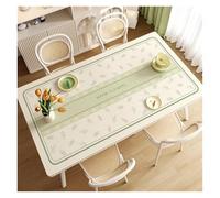 Insulated Leather Dining Table Mat | Oil Resistant Waterproof No Wash Light Leather Tabletop Protector(Color 19,90x140cm35.5x55.1in)