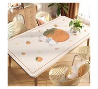Insulated Leather Dining Table Mat | Oil Resistant Waterproof No Wash Light Leather Tabletop Protector(WHITE,70x100cm23.5x39.3in)