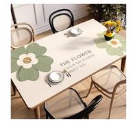 Insulated Leather Dining Table Mat | Oil Resistant Waterproof No Wash Light Leather Tabletop Protector(Blue,60x120cm23.6x47.2in)