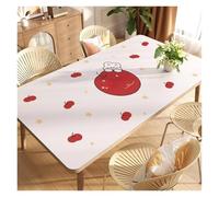 Insulated Leather Dining Table Mat | Oil Resistant Waterproof No Wash Light Leather Tabletop Protector(PURPLE,70x140cm23.5x55.1in)