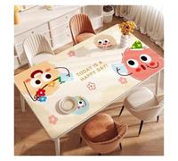 Insulated Leather Dining Table Mat | Oil Resistant Waterproof No Wash Light Leather Tabletop Protector(Green,60x120cm23.6x47.2in)