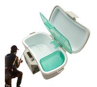 Insulated Live Bait Box For Fishermen - Portable Worm Container | Fishing Lure Box With Double Layer Heat InsulationFor Hips | For Earthworms Chironomide Larvae | 17x12x9cm, 215g