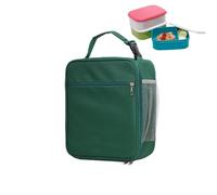 Insulated Lunch Bag,Big Lunch Bags for Women | Insulated Big Lunch Bag with Handle and Side Mesh Pocket Keep Your Summer Drink Cool