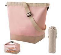 Insulated Lunch Bag - Coller Bags with Adjustable Shoulder Strap Carrying in 2 Ways-Shoulder or Handle, Lunch Bags for Women, Oxford Cloth and a Cutlery Bag for Daily Work Office School Picnic, 8L