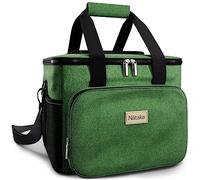 Insulated Lunch Bag for Men & Women, Insulated Lunch Box Bag for Adults and Kids, Lunchbox Dual Compartment, Leakproof Thermal Cooler Bag, Reusable Lunchbox Cooler Bag for Work