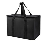 Insulated Lunch Bag - Heavy Duty Large Capacity 65L-70L Thermal Insulation Bag | Non-Woven Collapsiblee Cooler Bag for Groceries, Food Delivery, Catering and Pizza Warmer Use