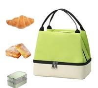 Insulated Lunch Bag - Lunch Bag | Tote Bags for Men Women | ReusableLunch Box | Double-Layer Cooler for Work Picnic Beach | Aluminum Foil Inner Layer, It Effectively Preserves Heat Or Coldness