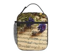 Insulated Lunch Bag Music Sheet Lunch Box Lunch Bag for Women Lunch Tote Bags Reusable Lunchbox