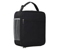 Insulated Lunch Bag, Portable Leakproof Lunch Box for Adults/Kids, Water-Resistant Thermal Packed LUN-ch Box, Durable Cooler Bag with Side Mesh Pocket for Work School Outdoor Picnic Camping