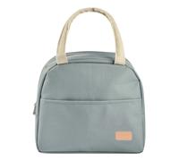 BEABA, Baby Child Lunch Cool Bag, Small Cooler Bag, Keeps Food Hot or Cold, Large Capacity 5L, Waterproof Fabric, Front Pocket, Soft Material, Sage Green