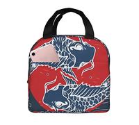 Insulated Lunch Bag Squid Blessing Japan Lunch Box Adjustable Adult Cooler Box, for Work, Camping, Outdoor
