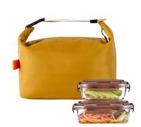 Insulated Lunch Bag - Thermal Lunch Tote Bags with Ergonomic Handle Carrier | Compact Small Cool Bag | Durablle Build Lunchs Box with Leakproof Design for Work, School, Hiking, Offices