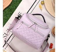 Insulated Lunch Bag with Adjustable Shoulder Strap, Perfect for Carrying Meals to Work or Enjoying Picnics Outdoors (Green)