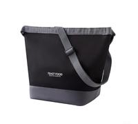 Insulated Lunch Bag with Premium Zipper Keep Your Meals at the Right Temperature (Black)