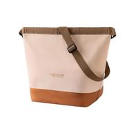 Insulated Lunch Bag with Premium Zipper Keep Your Meals at the Right Temperature (Brown)