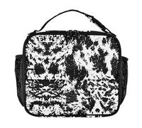Insulated Lunch Bags for Women Lightweight Adult Lunch Box Removable Shoulder Strap Thermal Lunch Boxes for School Office Camping Picnic Leopard Print Trendy Style