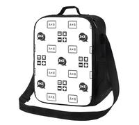 Insulated Lunch Bags for Women Men Work - Math algorithm Print Adult Lunch Box for Women Men, Soft Cooler Bag Insulated, Small Lunch Tote Bag with Adjustable Shoulder Strap