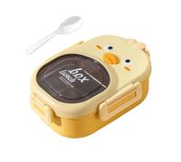 Insulated Lunch Box - Duck Lunch Container Microwave Safe Lunch Container, 20 x 14 x 7.5 cm, Camping Food Storage Box for Teens, Adults, Students, Travelers, B