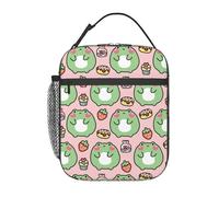 Insulated Lunch Box for Girls Boys Women Kids Frog Lunch Box for Work,Picnic,School,Travel,Hiking, Beach or Fishing Polyester Frog Lunch Bag Cute Frog