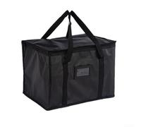 Insulated Lunch Box Woven Build 35x23x26cm Black(52 * 35 * 39CM)