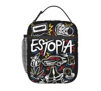 Insulated Lunch Boxes Estopa Tour Rock Band 25th Anniversary Tour Storage Food Box Ins Style Cooler Thermal Bento Box for Office