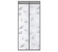Insulated Magnetic Screen Door, Windproof Curtain - Auto Closer, for Back, Front, Patio Doors B-80x200CM