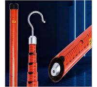 Insulated Measuring Pole, 35-500kV 6-18m Insulated Telescopic Fiberglass Measuring Rod for Lineman Work(6m/19.7ft)