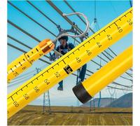 Insulated Measuring Pole, Insulated Measuring Rod for Electrical Forestry and Power Utility Work Multicolor 6-18m(Yellow,8m/26.2ft)