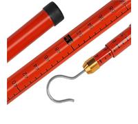 Insulated Measuring Rod, Telescopic Insulated Resin Power Measuring Stick 6-18m(Orange,15m)