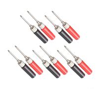 Insulated Multimeter Probe with Hook Tip and Wire Connector for - Spring-Assisted Electrical Testing Probe Compatible with Multimeter Leads, 2/10pcs(10PCS)