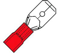 Insulated Nylon Flat Connector 6.3x0.8mm SuperPidg - 151090 [100 Pieces]