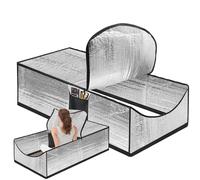 Insulated opening, waterproof stair insulator - for opening 54 × 25 × 11 inches, access to the with 2 pockets