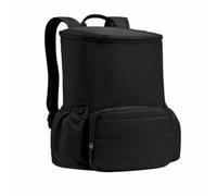 Insulated Outdoor Carrier Backpack With Pearl Middle Layer And Adjustable Padded Mesh Shoulder Straps For Comfortable Carrying Suitable For Camping And Family Outings, Black