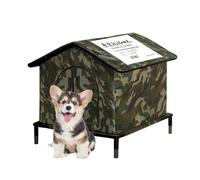 Insulated Outdoor Cat House, Windproof Oxford Fabric, Removable Soft Cushion, Compact, Foldable Shelter, Comfortable Heated for the Nest, Home, Patio O