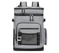 Insulated Pack Carrier - Forty Eight Can, Thermal Chill Backpack, Leak Resistant Tote | beachfront picnic workplace groceries hiking trail fishing dock mountain commute festival camping gear
