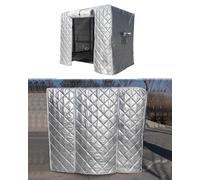 Insulated Pet Crate Cover for Dogs and Cats, Weatherproof and Windproof Blanket for Dog Cages and Chicken Coops, Customizable and Non-Toxic Design
