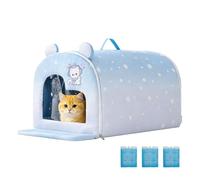 Insulated Pet House Foldable Spacious with Ice Pack