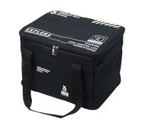 Insulated Picnic Cool Bag - 30 Litre Cool box - Extra Large Insulated Cool Bag,Thick Foam Lined, Leak-Resistant, Foldable Food Storage, Camping Beach BBQ Outdoor Food Storage, Travel(Black)
